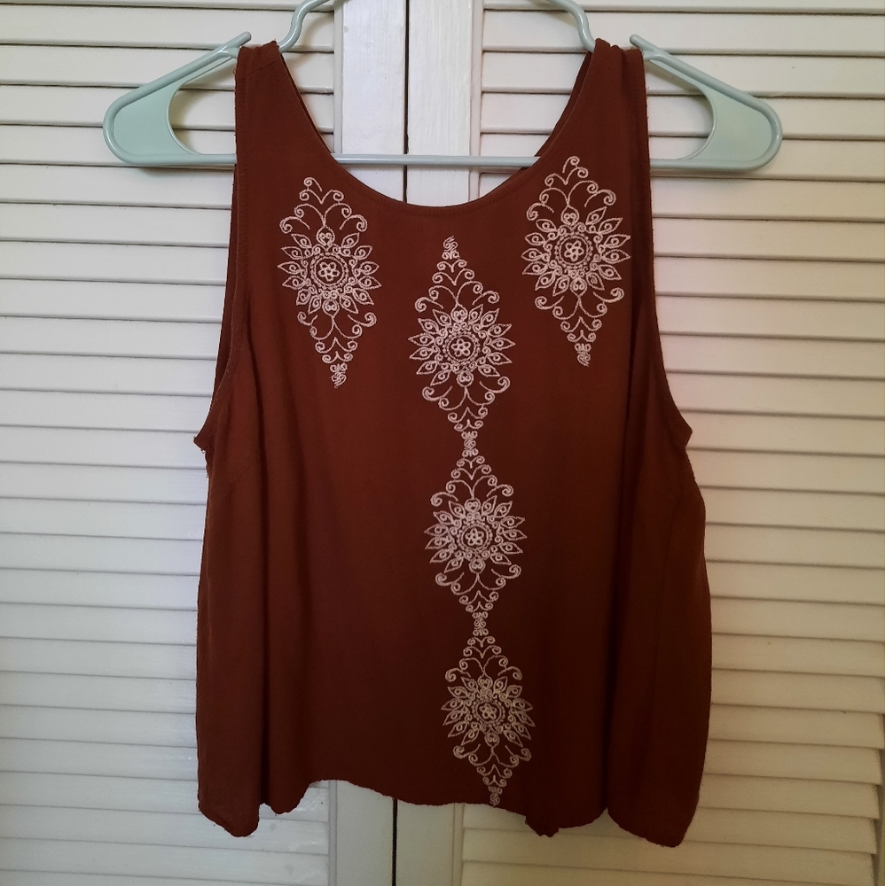 LA Hearts open back tank